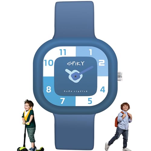 Image of SPIKY Analog Watch for Kids | Water Resistant, Scratch Proof & Lightweight | Durable Silicone Strap | Unisex Best Birthday Gift | Analogue Wrist Watches for Girls & Boys | Age 2-14 yrs