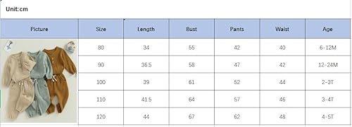 Baby Boy Cotton Linen Pants Set Solid Color Long Sleeve Button T-Shirt Tops And Pants Fall Winter Outfit Clothes (Blue, 12-24 Months) #TOP5