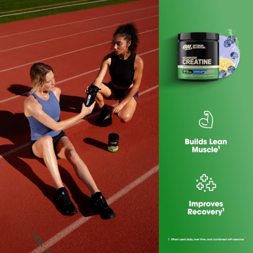 Optimum Nutrition Creatine Monohydrate Powder, Blueberry Lemonade, 60 Serv - image 4