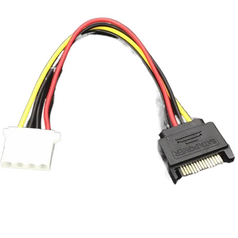 SATA to IDE 15pin Male to 4pin Bus SATA Female Cable D Port Line Power Distributor Extension Cable Connector Computer