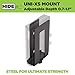 HIDEit Mounts Uni-XS Mount - Patented in 2018, Made from Steel Adjustable Extra Small Device, Hide Your Cable TV Box, Modems, Satellite Receivers, Streaming Media Devices and More