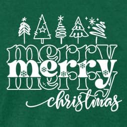 LBP Christmas Shirts for Women Merry Christmas Tree Long Sleeve T-Shirt Xmas Holiday Tee Tops - Image 5