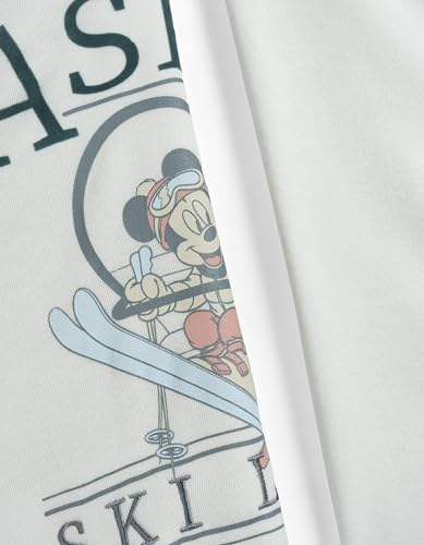 Disney Junior Girls Fleece Drop Shoulder Pullover Hoodie and Jogger Pants Outfit Set Toddler to Big Kid Sizes (2T - 14-16)3