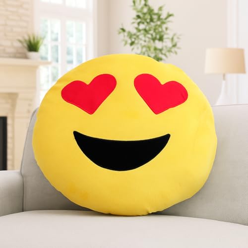 LAS COSAS QUE IMPORTAN Cojin Almohada Corazon Corazones Emoticono Regalar Regalo Novia Novio Pareja Mujer Hombre Regalos Originales San Valentin para el Coche. Muy Suave Y Confortable