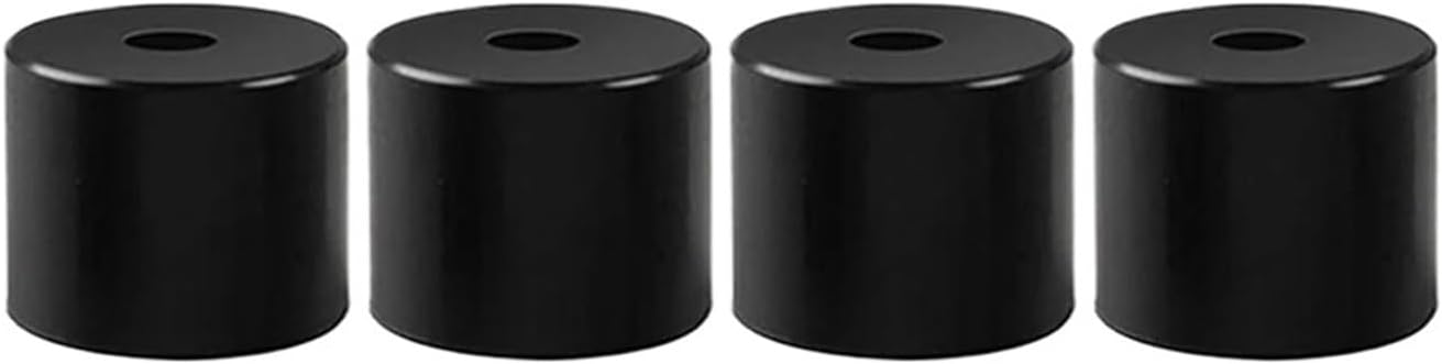 1-6set Hot Bed Leveling Column Silicone Solid Spacer Platform Leveler Compatible with CR10/ CR10S CR-X Ende-3 ELEGOO Kobra 3D Printer Parts(Black 12mm,1Set)