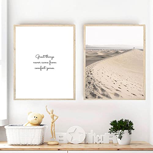 Affiche d'art mural scandinave moderne et impression sur toile 50x70 cm lot de 2 sans cadre
