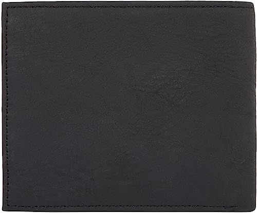 Tommy Hilfiger - Johnson Wallet - 100% Pure Leather - Built-in Card Holder - Designer Wallets for Men Mens Accessories, Black (Black), OS2