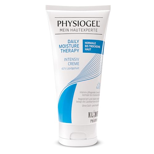 PHYSIOGEL Daily Moisture Therapy Intensiv Creme 100 ml - regenerierende Feuchtigkeitscreme für trockene Haut - Hautcreme spendet intensive Feuchtigkeit