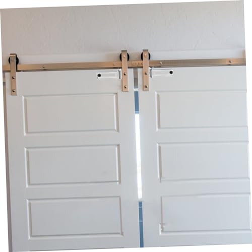 Herrajes para puertas plegables Housoutil metal resistente con pivotes superiores para puertas corredizas kit completo de repuesto miniatura 5