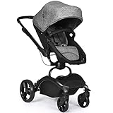 INFANS High Landscape Baby Stroller, 2 in 1 Reversible Bassinet Pushchair Pram with 360 Degree...
