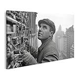 islandburner Bild auf Leinwand Arbeiter bei der Wartung eines Telefonnetzes für Arbeitszimmer Technikbegeisterte Telekommunikationsunternehmen Bilder Wandbilder Poster
