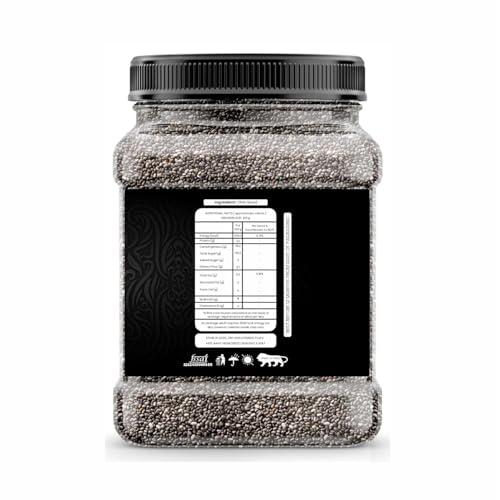 Image of Farmer's Feast Chia Seeds 1kg for Weight Management | Rich in Fiber, Protein & Calcium | Omega 3 Superfood Seeds for Weight Loss, Digestion & Healthy Diet (Pack of 1)