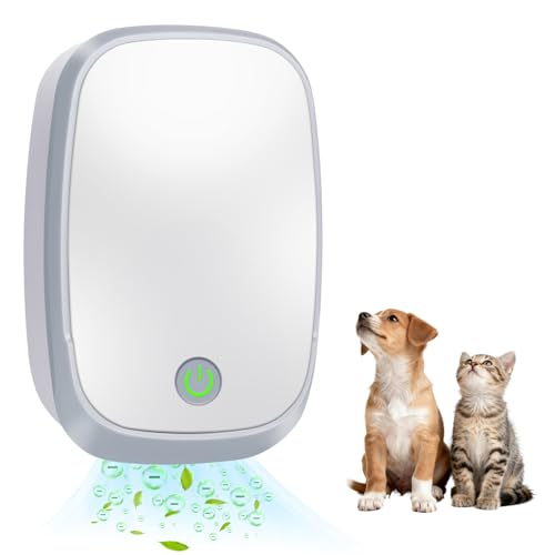 Cat Litter Deodorizer 99% Odor Eliminator for Pet Odors Plug In Negative Ion Air Purifier for Litter Box Box Dog Bed Home Kitchen Bathroom Ozone-Free