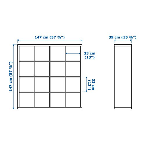 Ikea Kallax Bookcase Room Divider Cube Display #TOP1