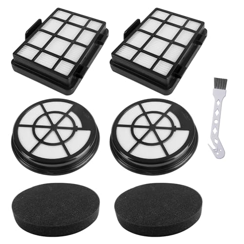 Set di 2 filtri HEPA di ricambio per Bosch BZ152EF Serie 2, 2 HEPA + 2 filtri di scarico per aspirapolvere Bosch BGC05A220A, BGC05A320, BGC05A322, BGC05AAA1