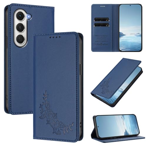 �X�}�z�P�[�X �Ή��@�� for Tecno Spark 40 Pro 4G �yRFID�u���b�N�z�y�J�[�h�z���_�[�t�����z �}�O�l�b�g�J�� �X�^���h�@�\�t���z�X�}�z�P�[�X Blue