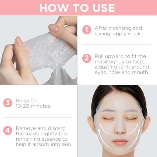 Image of Mediheal Sheet Mask Essential HERO 20 Pack (Collagen, Tea Tree, Vita, Hyaluronate)| Korean Skincare Facial Sheet Mask Combo Moisturizing, Soothing and for Blemishes