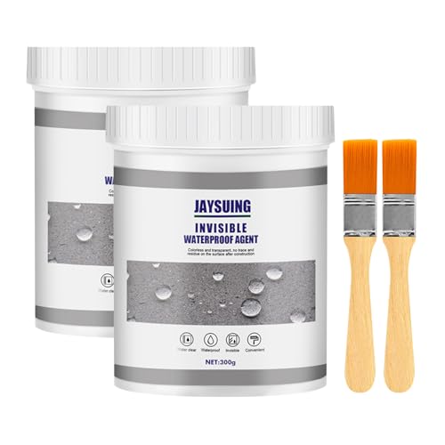 JurciCat Transparenter Wasserdichter Beschichtungsmittel 600g Invisible Waterproof Agent Transparente Wasserdichte Versiegelung Dichtungsmasse Wasserdicht für Wände, Fliesen, Badezimmer, Toilette Dach