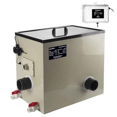 RINOO Automatic Rotary Drum Filter for Koi Tilapia Pond,