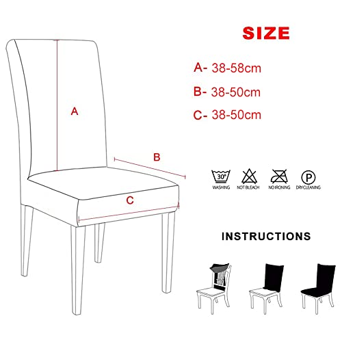 Meigeh Coprisedie Elastiche coprisedie per Sala da...