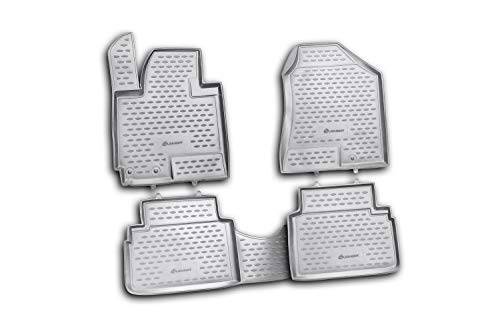 Tappetini Auto OMAC Premium In TPE Per Hyundai IX35 (2009-2015) – 3D, Antiscivolo, Facili Da Pulire, Neri