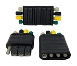 Posi-Plug 4 Wire Quick Disconnect. Pack of 2 (2, Plug)