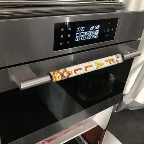 Image of Dreaweet Fall Pumpkin Scarecrow Print Refrigerator Handle Covers Set of 4