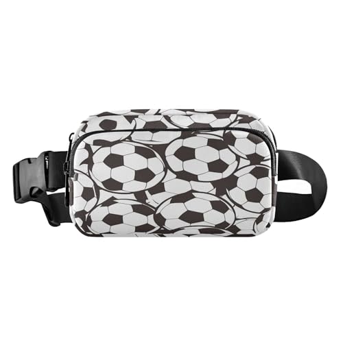 Bolsa cruzada de moda para mujeres y hombres, moderna bolsa de fútbol deportivo con correa ajustable, multiusos para viajes, día festivo, correr