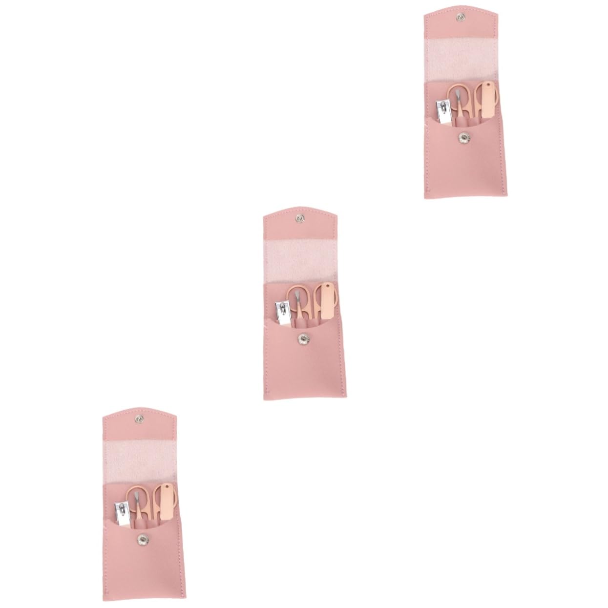 minkissy 3 Set Pz Tagliaunghie Delle Dita Dei Piedi Kit Tagliaunghie Forbici Per La Bellezza Delle Sopracciglia Forbici Di Bellezza Corta Uñas Lima Per Unghie Forbicine Per Unghie Cosmetico