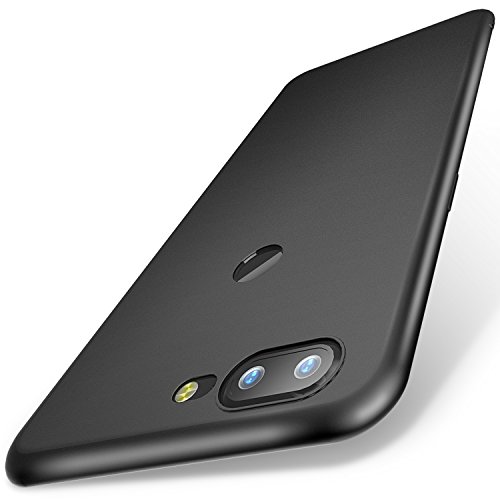 Pasonomi Oneplus 5T Fall, Ultra Dünn Slim Fit Flexible Soft TPU Fall Kratzfest Matt Back Cover Case für OnePlus 5T, Oneplus 5T, Schwarz Cover
