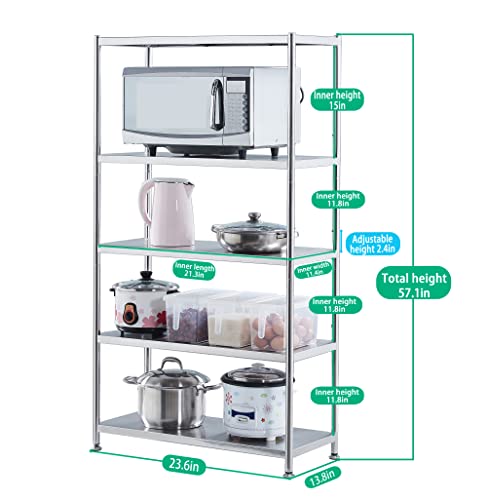 Mejores comprativas On-line Estantes de acero inoxidable para comprar hoy. 20 Imagen adicional