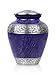 SmartChoice Cremation Urn for Human Ashes Adult Memorial Funeral Vase with Secure Lid Royal Purple Handcrafted Adult Urn (Adult Cremation Urn)