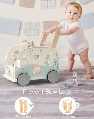 Variante de ROBOTIME andador para bebe autobús madera 10-36 meses