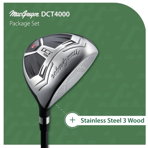 MacGregor DCT4000 Men's Golf Club Set with Bag – 9 Piece