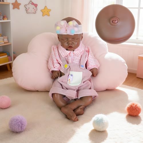 Muñeca bebé de silicona realista de 43 cm miniatura 4