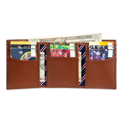 Image of Tommy Hilfiger Men's Tie Fabric Trifold Wallet