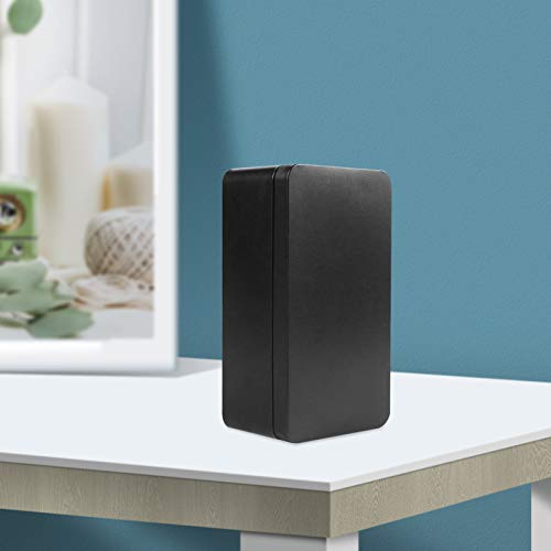 HEMOTON Caixa de lata vazia retangular de metal, 2 peças, com tampas para doces, biscoitos, café, er