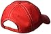 Coca-Cola Men's Coca-Cola Washed Cotton Twill Baseball Cap w/Heavy Stitching Hat, Red, One Size