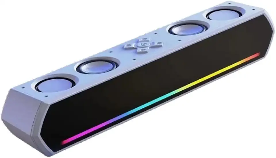 Caixa de Som Bluetooth Potente Com 4 Alto Falantes 30W Soundbar PC Notebook TV (aleatório)