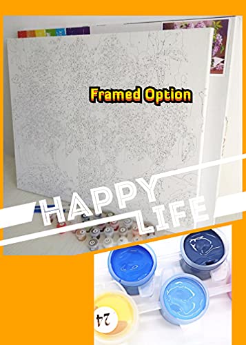 Meecaa Kit de peinture par numéros XXXX pour adultes débutants 40,6 x 50,8 cm (Les Beatles, encadré) - Les Beatles, Paul McCartney, John Lennon, RIngo Starr, George Harrison Meecaa Kit de peinture par numéros XXXX pour adultes débutants 40,6 x 50,8 cm (Les Beatles, encadré) – Image 6