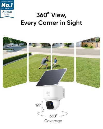 Image of eufy Security SoloCam E30, 2-Cam Kit, 2K Solar Security Camera