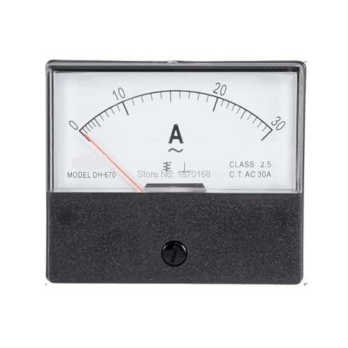 Ampèremètre à aiguille AC 0-30 A DH-670 pour surveiller l'atelier