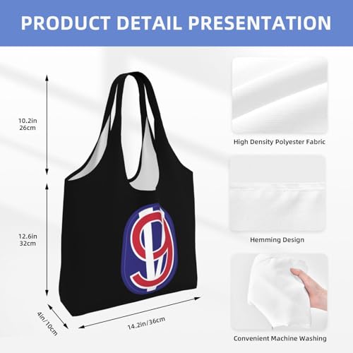 95th Infantry Division Canvas Tote Bags Women'S Bag4