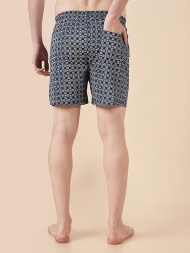 Image of Urban Scottish Ultra-Comfortable Men's Boxer Pants (Pack of 4), 100% Cotton with Stylish Print, Soft & Stretchy Elastic Waist Band, Dynamic Movement & Hardwearing Stitching,Breathable Gentle Snug Fit