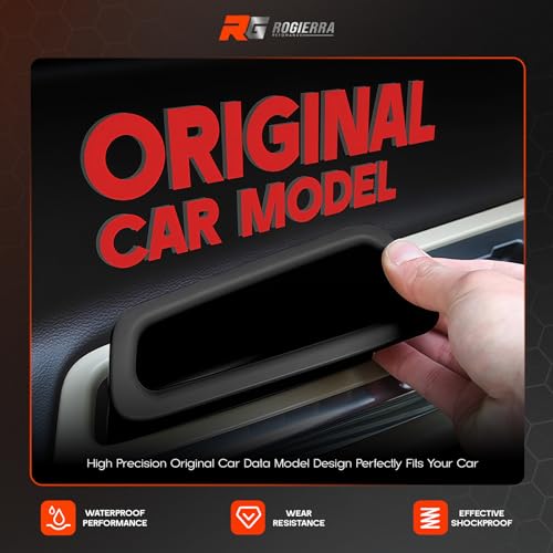 for Volvo S60 V60 2010-2017 Front Door Storage Box Door Side Organizer Tray Handle Insert Protector Door Pockets Phone Container Armrest Organizer for Volvo S60 V60 Accessories (2 Pack)