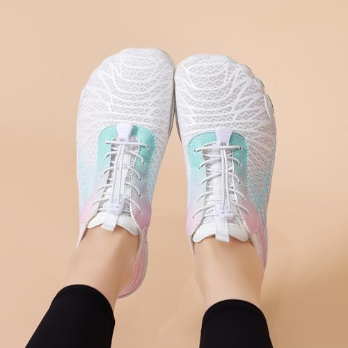 Image of Hike Barefoot Shoes for Women Men Breathable & Non-Slip Athletic Footwear Wide Toe Water Shoes,Designed for Walking,Running&Swimming