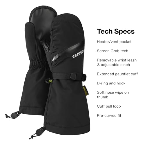 Image of Burton Kids' Vent Insulated Mittens - Waterproof Winter Snowboard Mittens for Boys & Girls