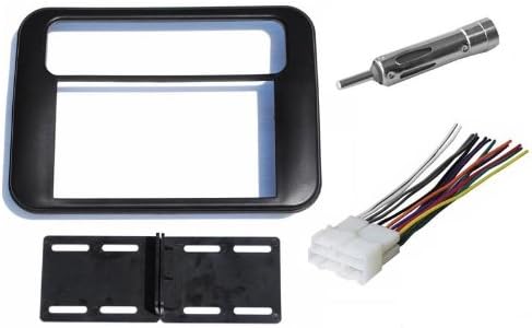 Custom Install Parts Pontiac Firebird/Trans Am 1993 1994 1995 1996 1997 1998 1999 2000 2001 2002 Double Din Aftermarket Stereo Radio ation Dash Kit + Wire Harness and Antenna Adapter