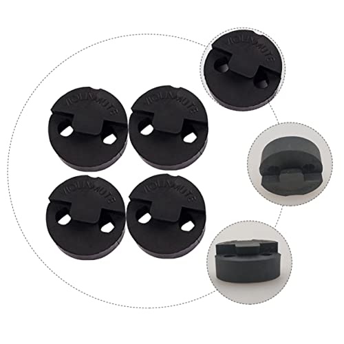 Abaodam 4Pcs Violino Mudo Prática De Violino Mudo Silenciador De Borracha Silenciador De Violino Sil