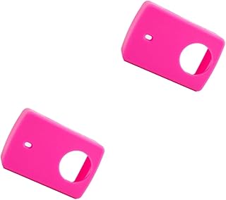 UKCOCO 2 Fundas Protectoras De Silicona para 4k Diseño Ligero Y Sin Herramientas Color Rosa Resistente A Los Arañazos.